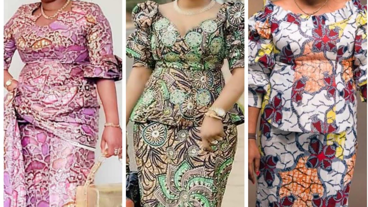 beautiful African woman’s dresses in Ankara fabric.nigeria Ghana, Senegalese congolese fashion style