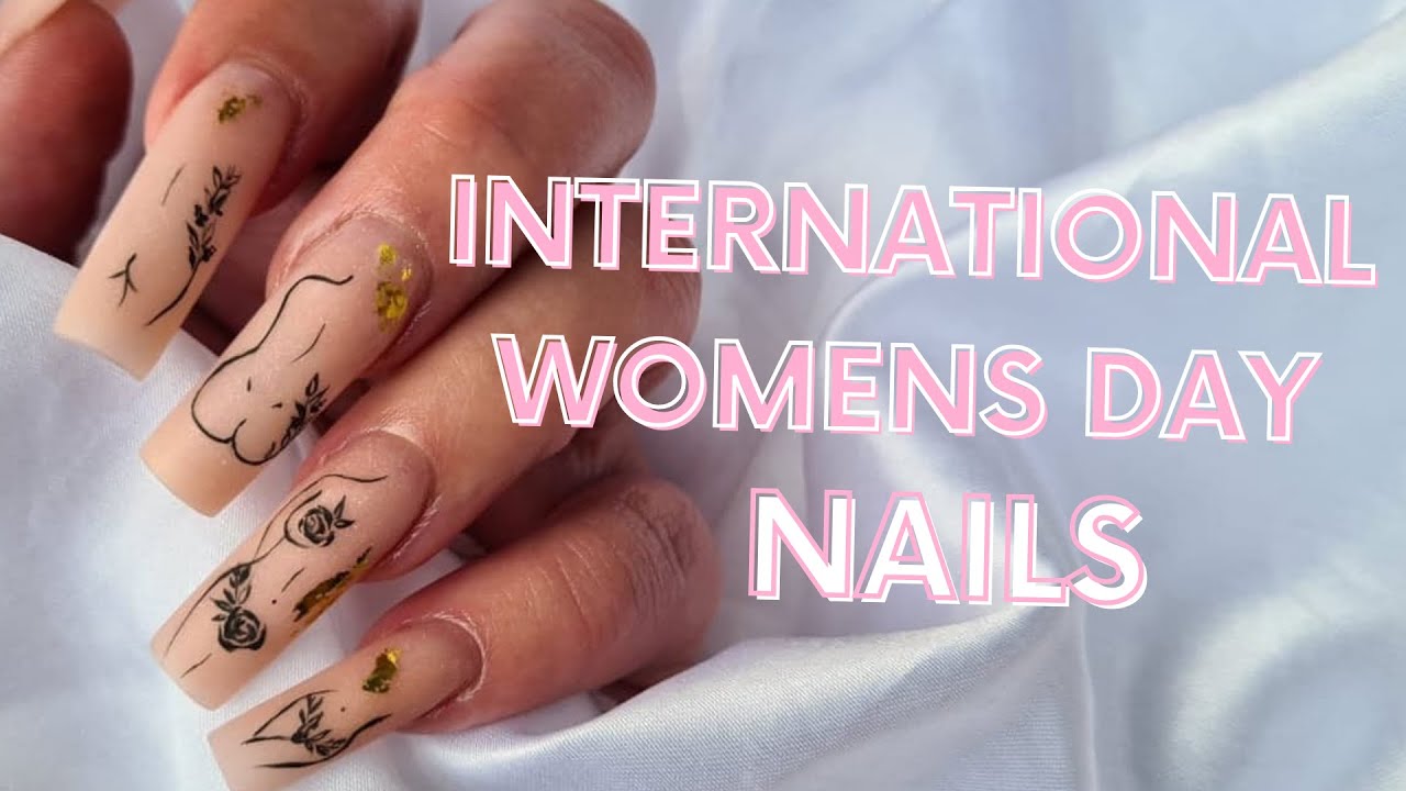 INTERNATIONAL WOMANS DAY  Abstract Body Nails using GLITTERBELS Gel Polish with ZARA NAILS CHILLA