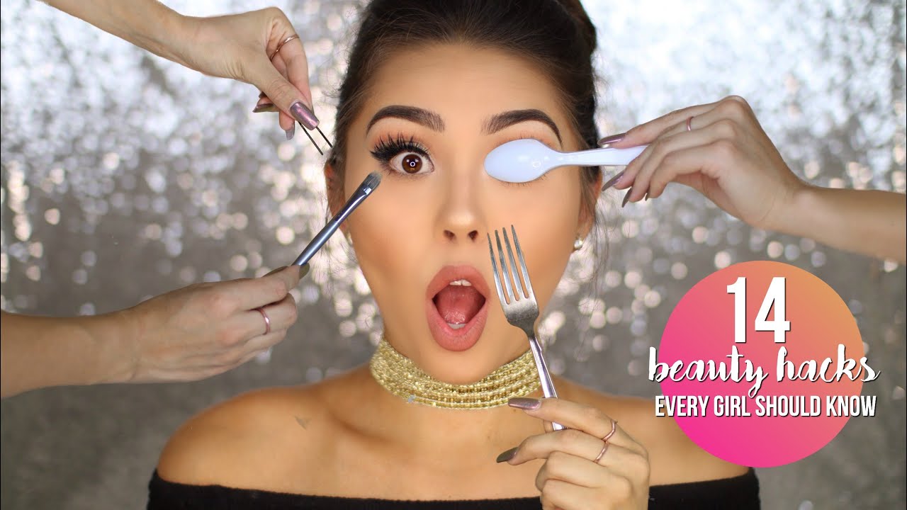 14 BEAUTY HACKS EVERY GIRL SHOULD KNOW | MAKE LIFE EASIER & SAVE MONEY!