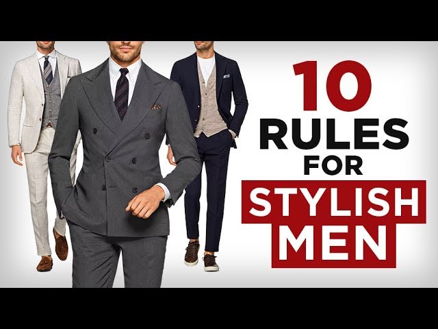 10 Style Rules EVERY Man Should Know (NO EXCEPTIONS) | RMRS Fashion Video Tutorial