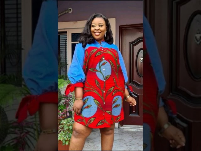 Ankara Fashion Styles For Plus Size Ladies #Short