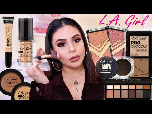 FULL FACE OF L.A. GIRL COSMETICS: AFFORDABLE MAKEUP TUTORIAL! | JuicyJas