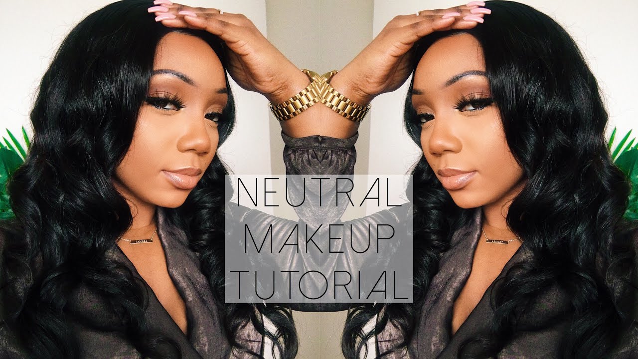 Neutral Makeup Tutorial for Black Women | Tamara Renaye