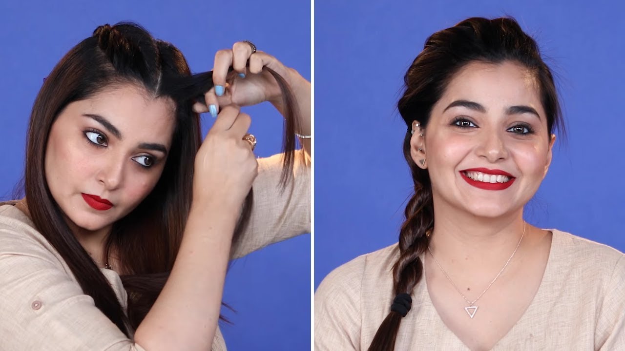 Quick And Easy Office Hairstyles For Girls (Tutorial) | BeBeautiful