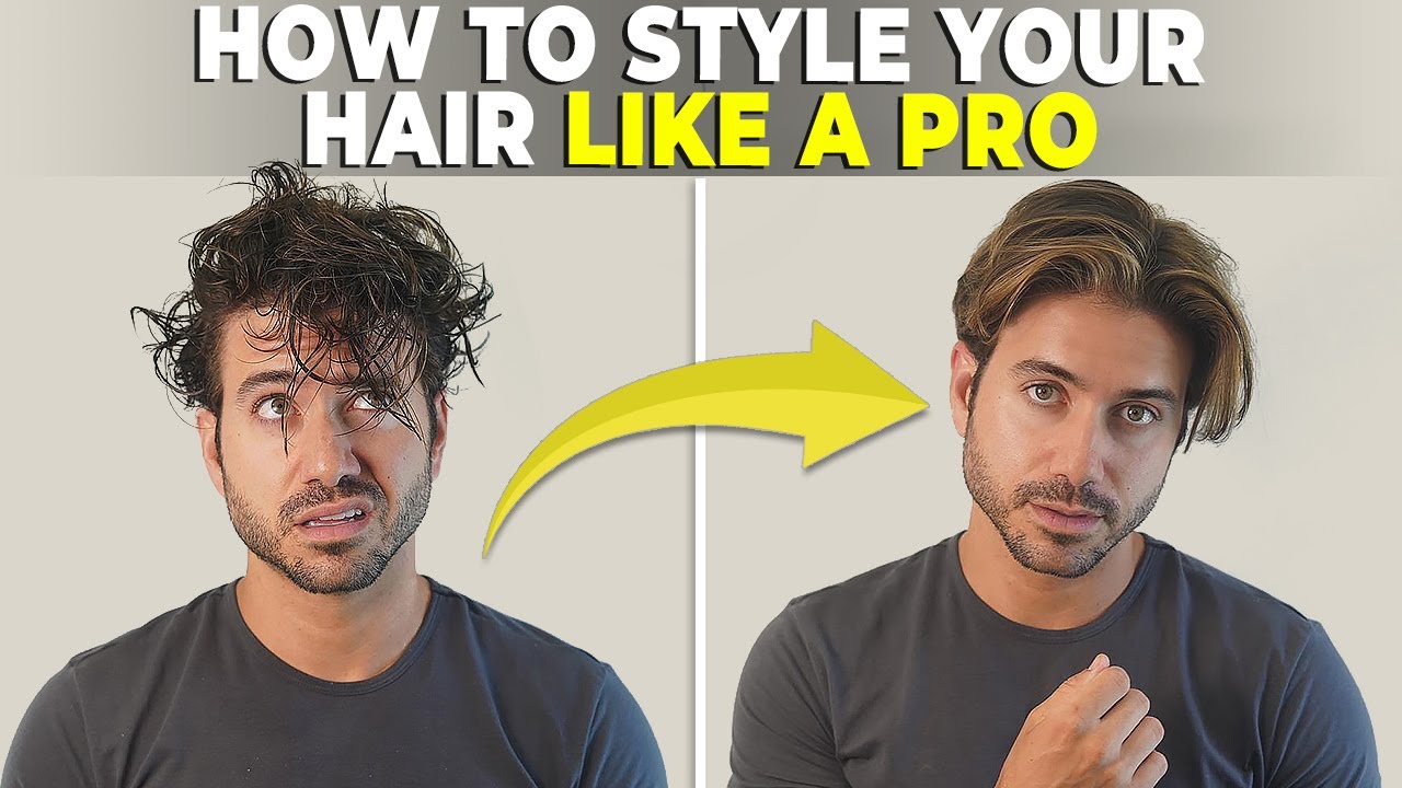 How to Style your Hair Properly | Medium Length Men’s Hairstyle Tutorial