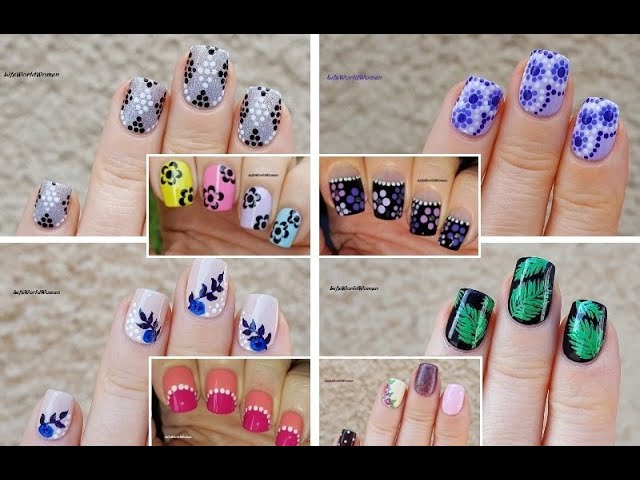 NAIL ART COMPILATION #1 / Easy NAILS At Home By Life World Women