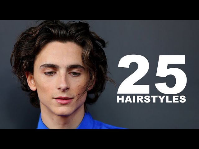 25 BEST Hairstyles For Young Men To Have in 2021