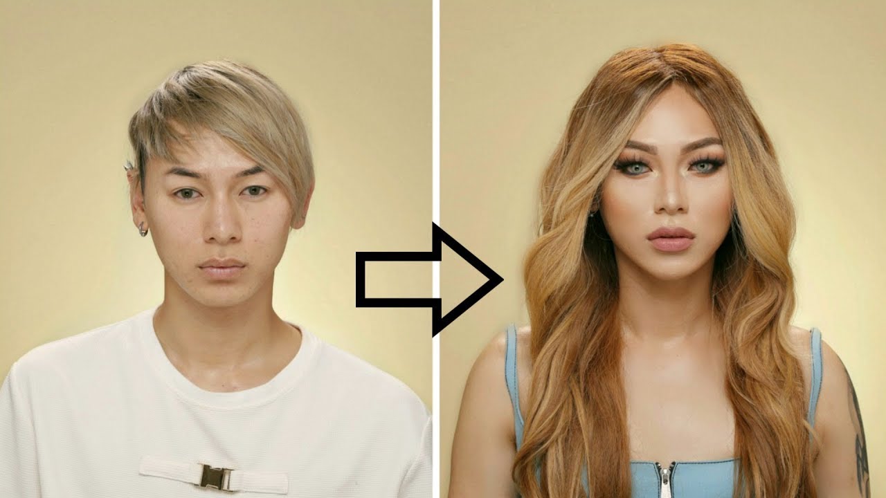 Guy to Girl Makeup Transformation !!!