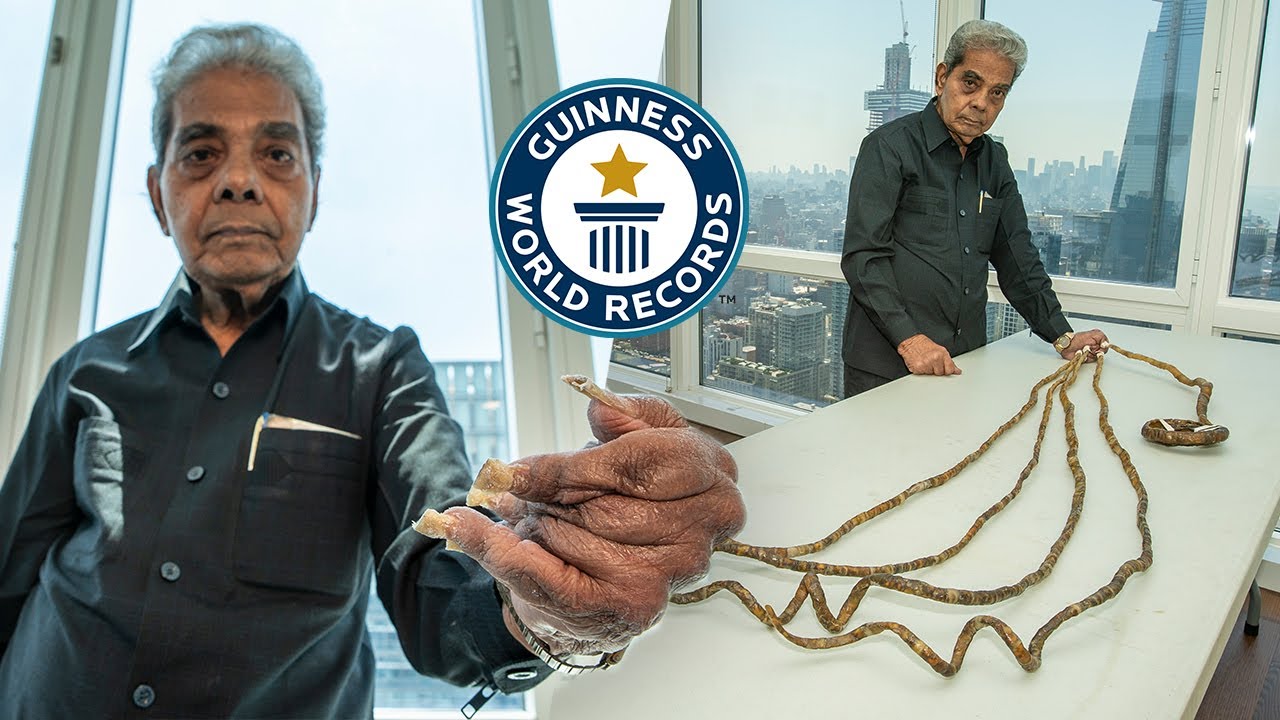 Why he cut his nails after 66 years – Guinness World Records