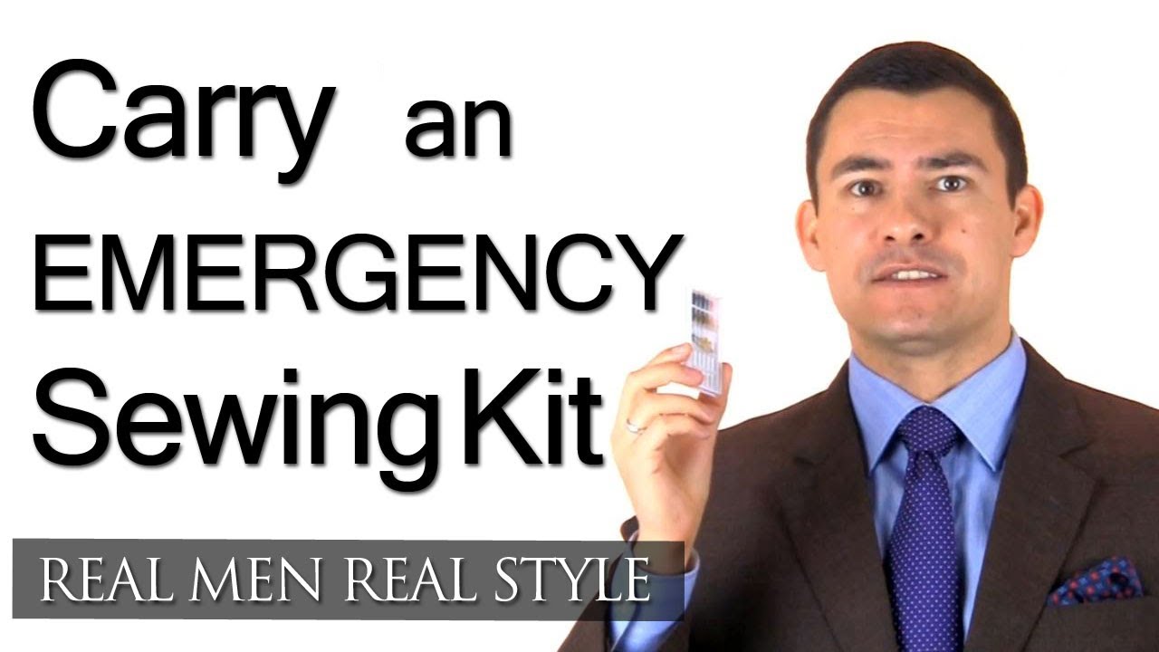 Traveling Man Style Tip – Always Carry An Emergency Sewing Kit – Men’s Fashion Advice