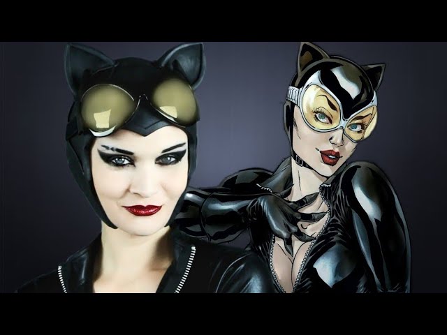 Cat Woman Transformation Makeup Tutorial