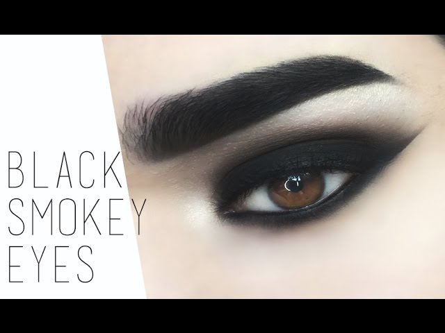 Drugstore Black Smokey Eye | Makeup Tutorial | Robert Welsh |