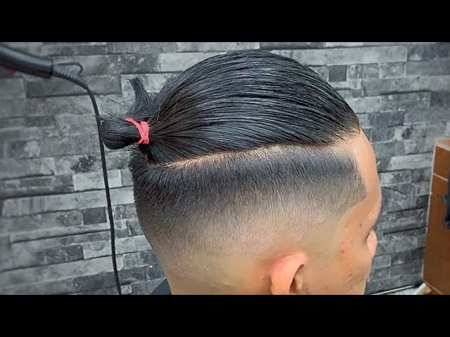 Detail FADE step by step tutorial2020 /Man Bun Hairstyle