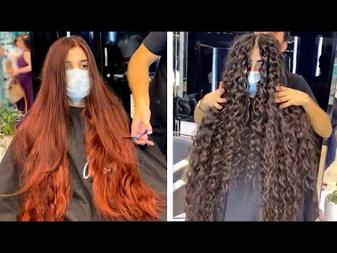 Amazing Women Haircut | Hairstyle GRWM | Hair Colour Trends 2021 | Long & Short Haircut Compilation