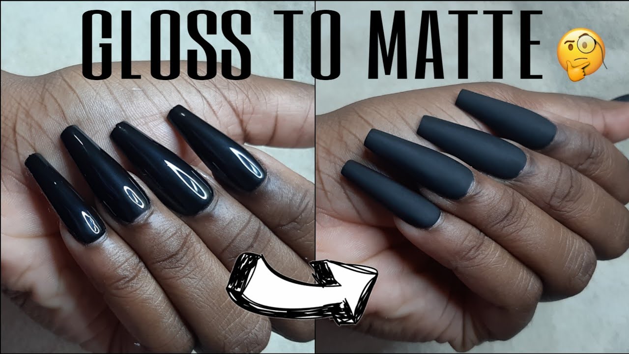 HOW TO: MATTE NAILS WITHOUT MATTE TOP COAT  | GEL NAILS | NAIL TUTORIAL *update on coronavirus