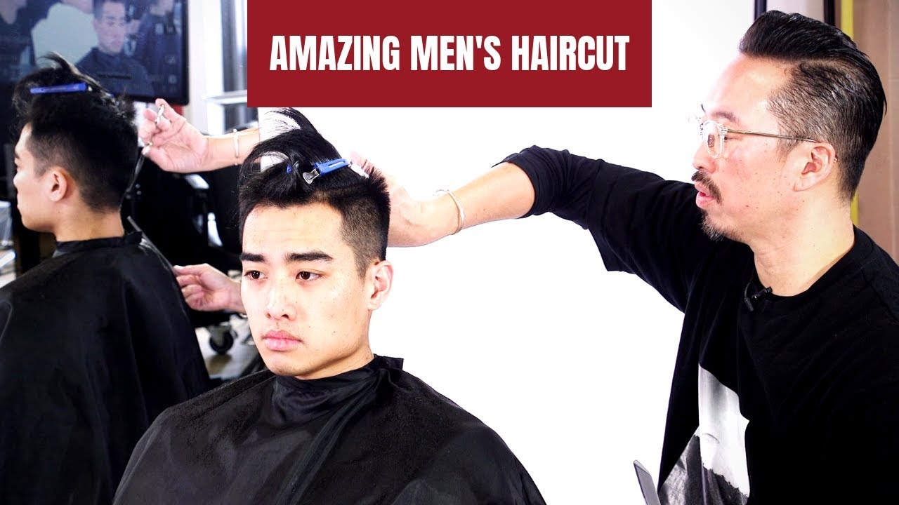 Men’s Haircut Tutorial by Kenneth Siu – TheSalonGuy