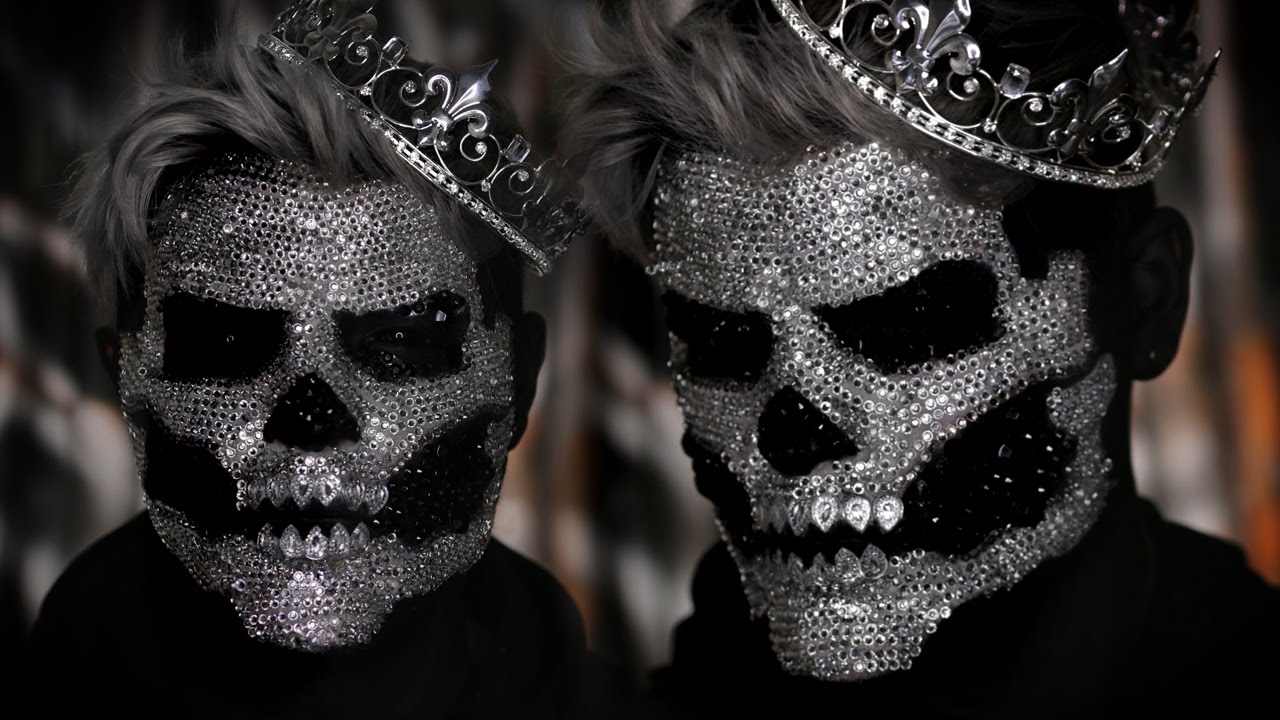 Diamond Skull King SFX Halloween Makeup Tutorial