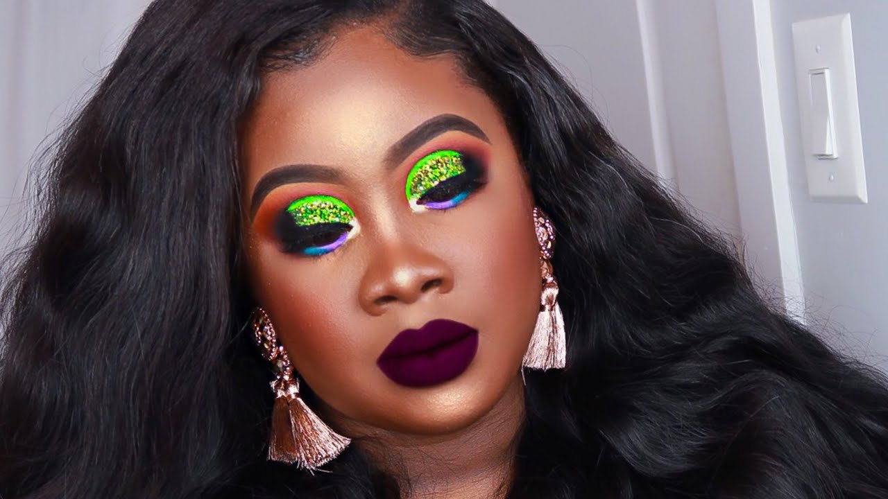 NEW YEARS EVE GLAM MAKEUP TUTORIAL | MAKEUP FOR BLACK WOMEN