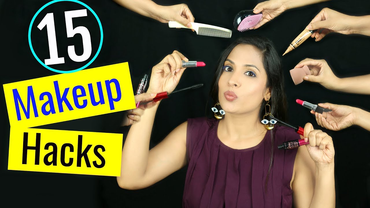 15 Makeup HACKS You’ve NEVER Seen Before!! | ShrutiArjunAnand