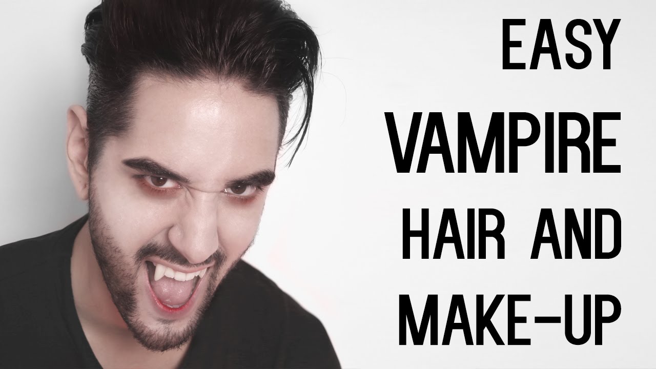 Cheap And Easy Vampire Look   – Halloween Makeup And Hair Tutorial  James Welsh