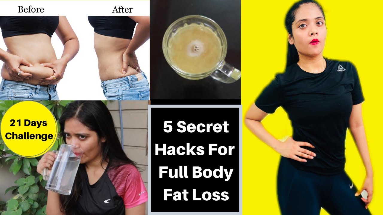 21 Days Diet Challenge For Full Body Fat Loss | 5 Secret Hacks| Weight loss journey  | Somya Luhadia