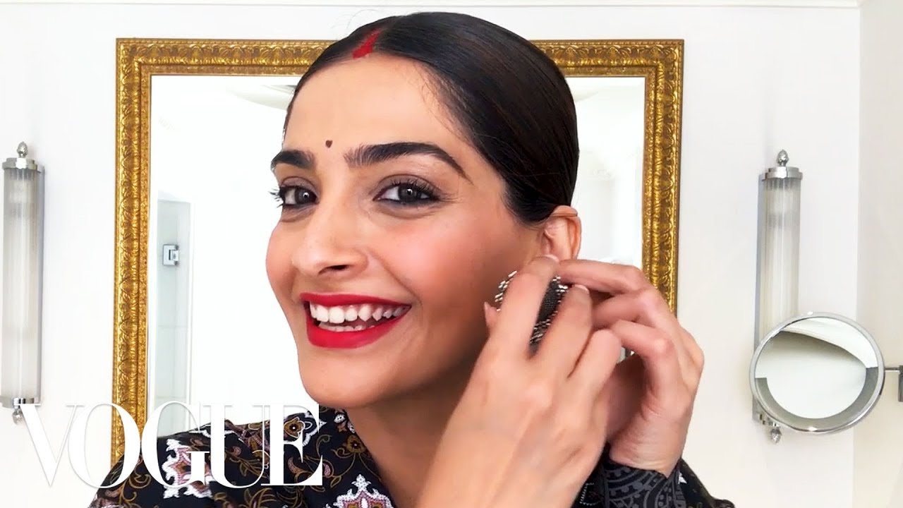 Sonam Kapoor Gives a Lesson in ’90s Bollywood Beauty | Beauty Secrets | Vogue