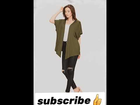 Women’s Kimono Style Short Sleeve Dolman Cardigan ||woman’s fashion|| under 20$