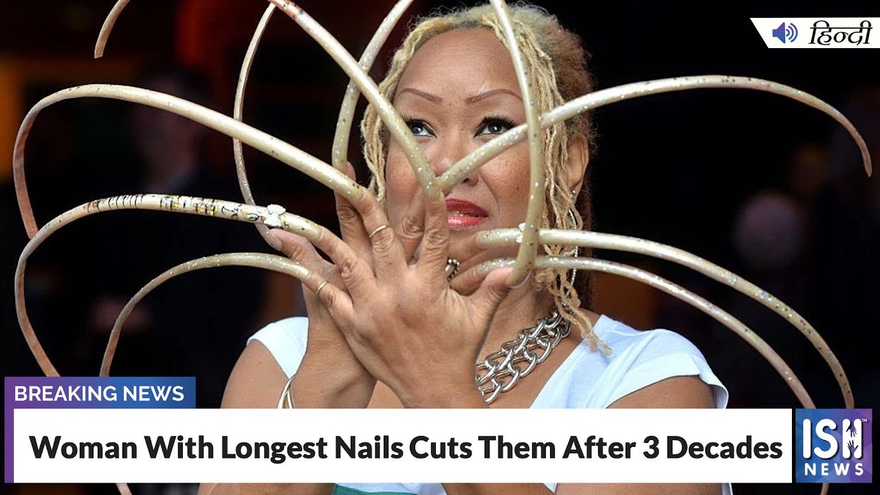 Woman With Longest Nails Cuts Them After 3 Decades