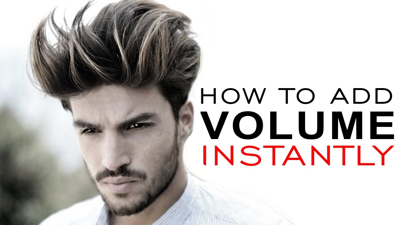 HOW TO ADD VOLUME TO YOUR HAIR | Men’s Hairstyle Tutorial | ALEX COSTA