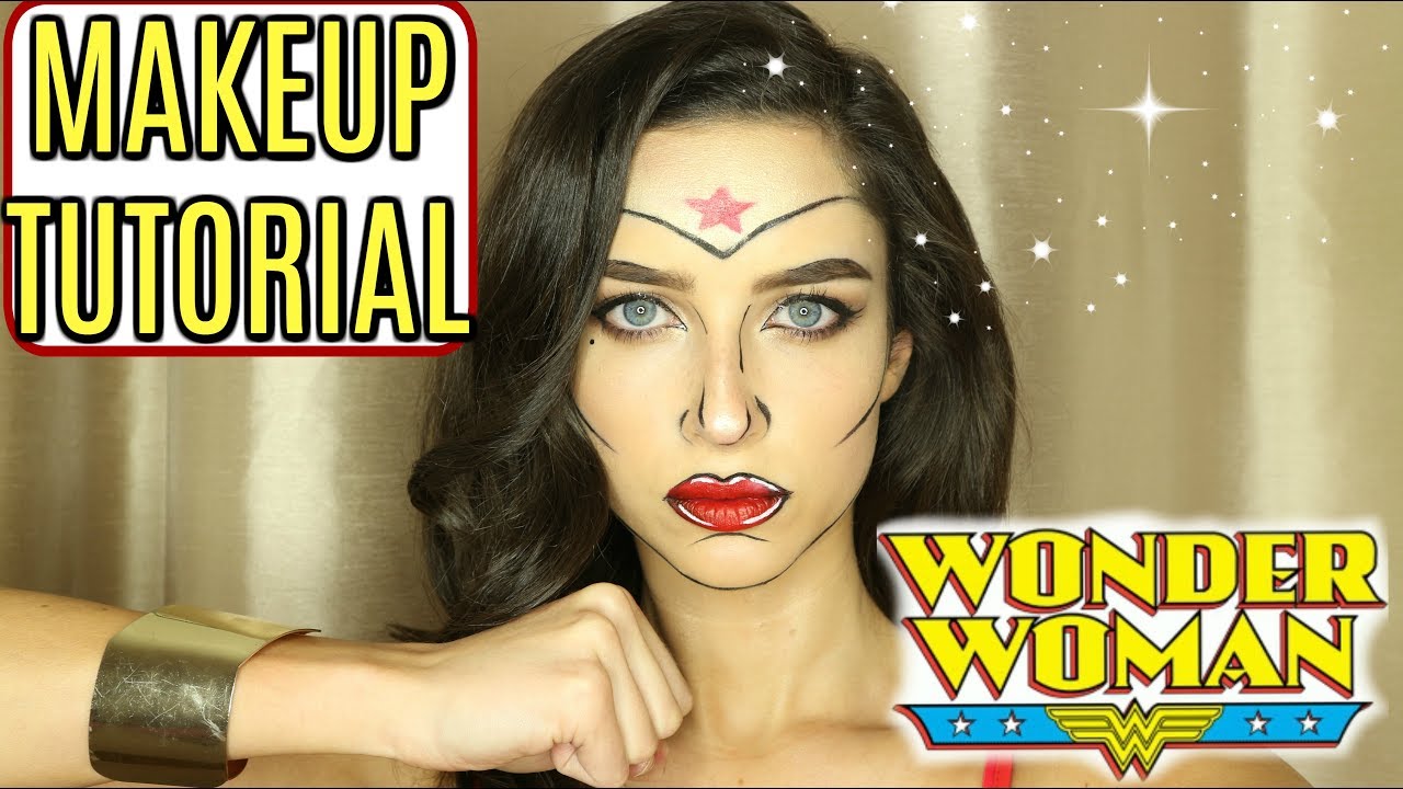 Wonder Woman Comic Book Makeup Tutorial | NikkieTutorials Inspired | How to | Vlog |