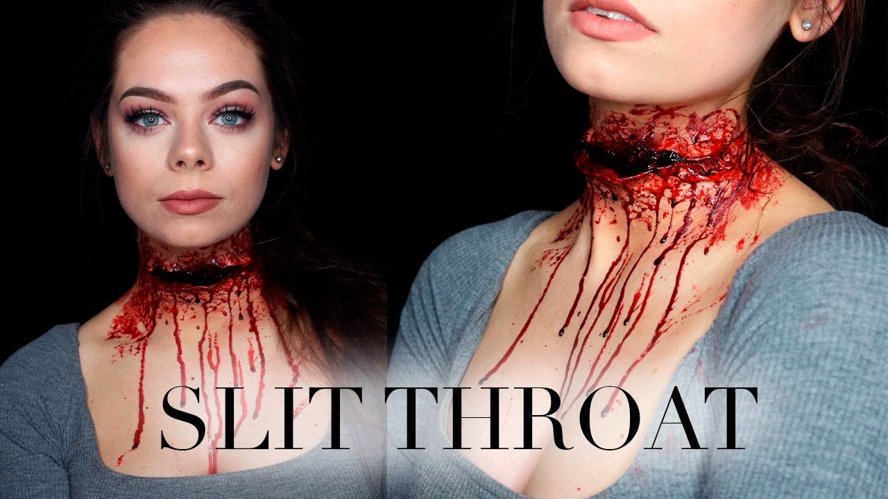 SLIT THROAT – SFX Makeup Tutorial