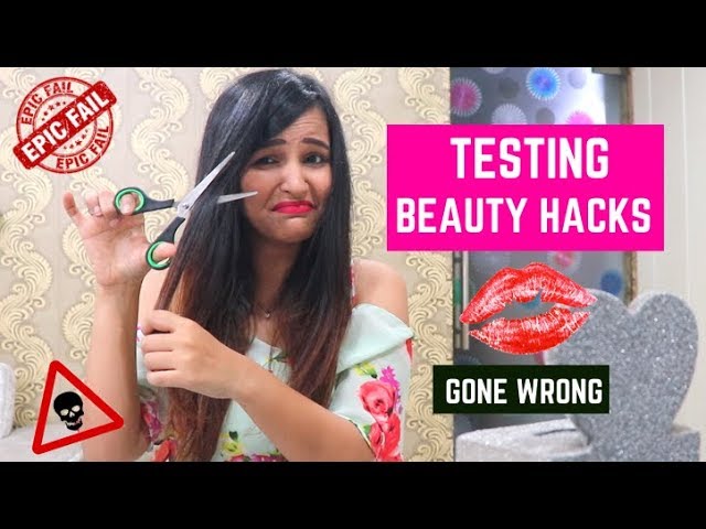 TRYING WORST MAKEUP HACKS *5 MINUTE CRAFTS*