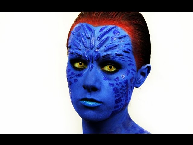 X-Men Mystique Makeup Tutorial