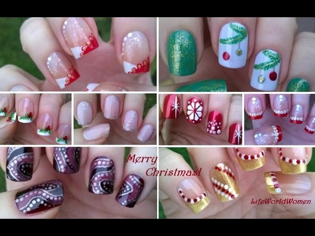 NAIL ART COMPILATION #4 – CHRISTMAS NAILS / Life World Women