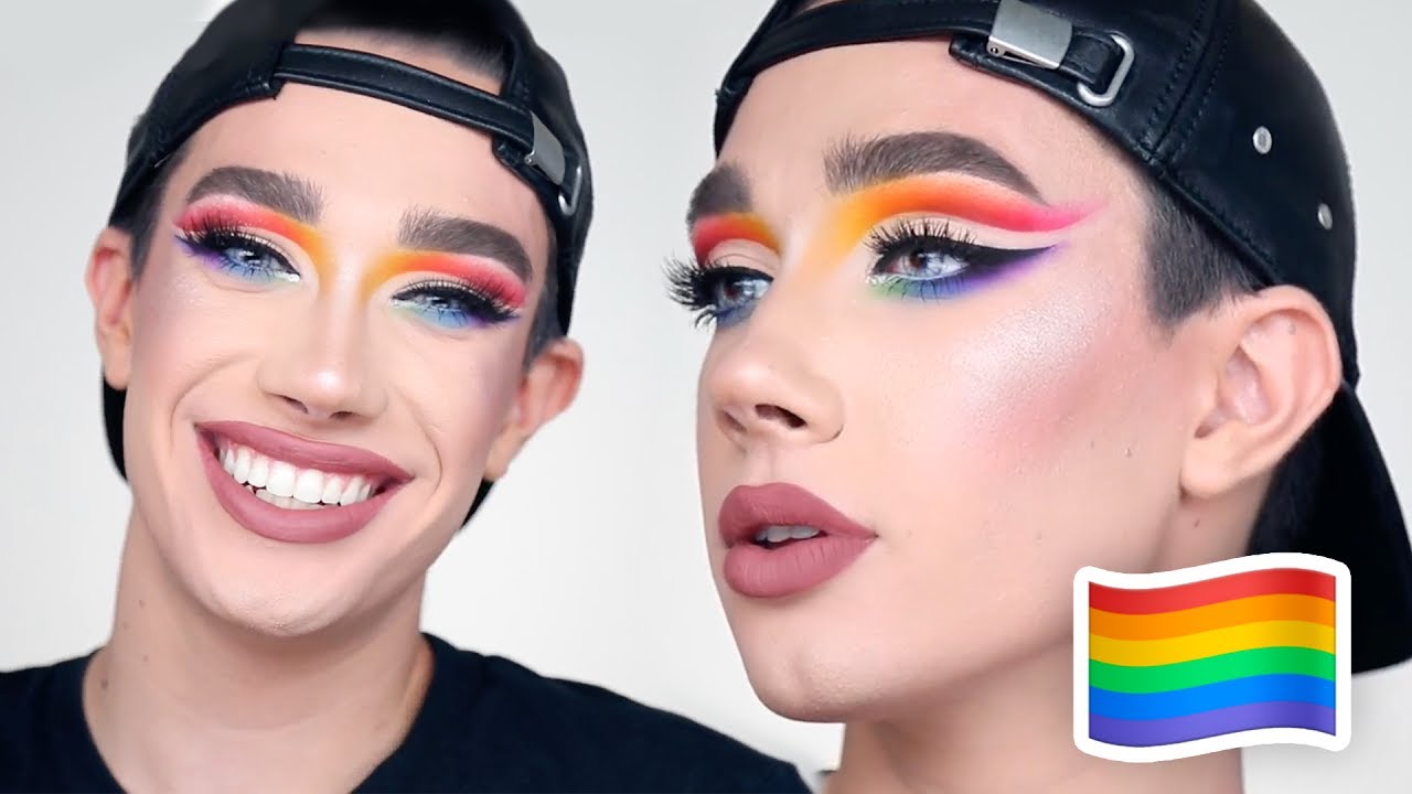 RAINBOW CUT CREASE PRIDE MAKEUP TUTORIAL