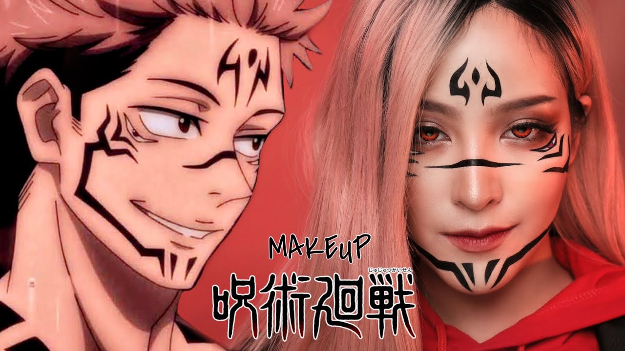 Sukuna 宿儺  Makeup Tutorial | jujutsu kaisen | Soundtiss