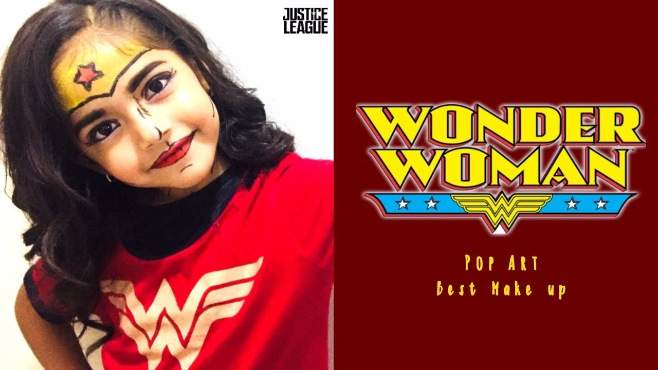 Maquillaje Mujer Maravilla, pop art,  wonder woman makeup tutorial!!!