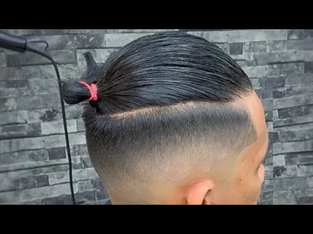 Detail fade step by step tutorial New/Man Bun hairstyle||By Irwandi Zainuddin.