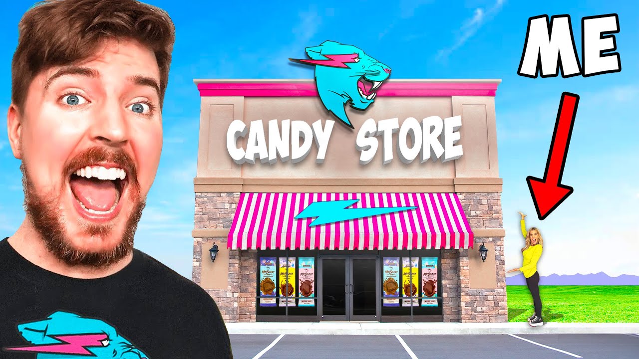 I Opened The Worlds First MrBeast Candy Store