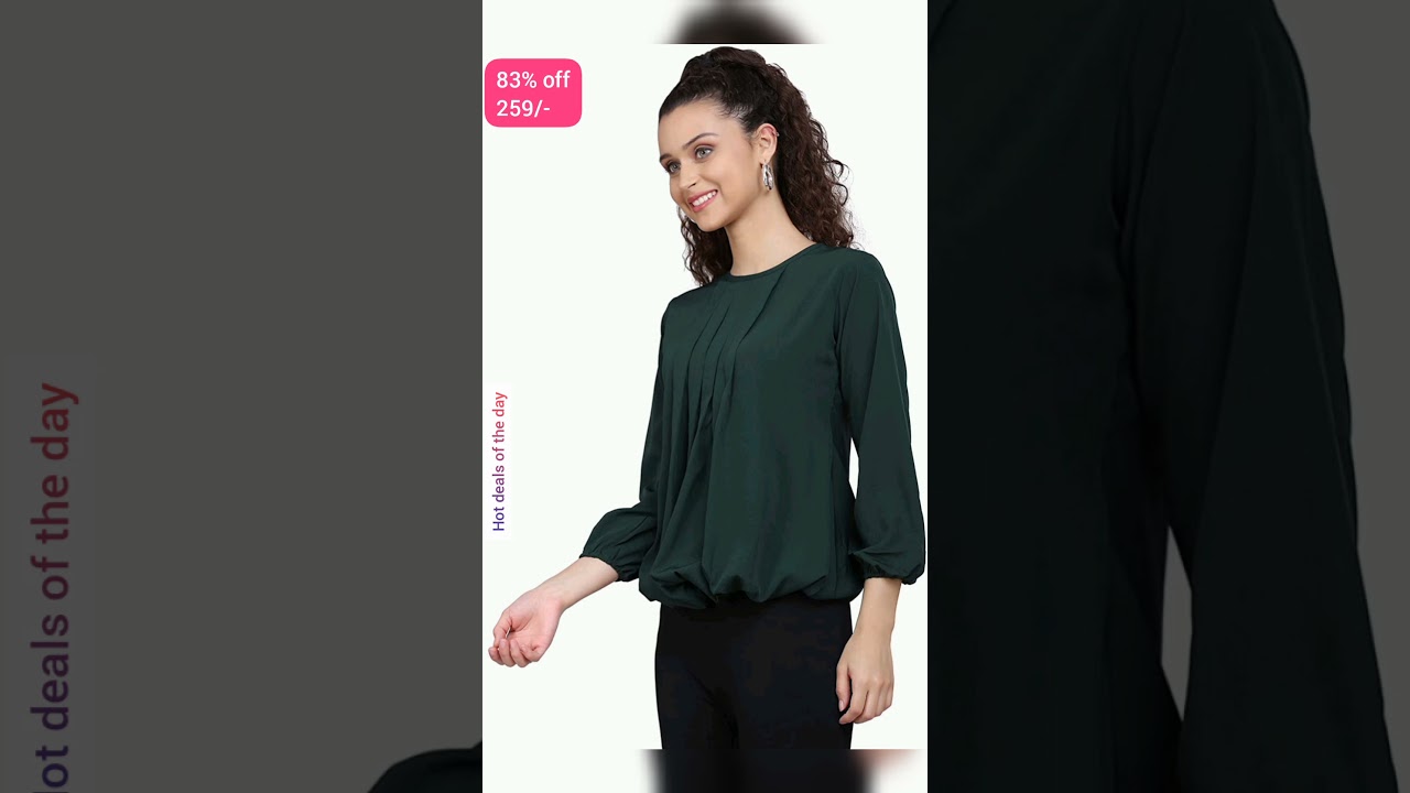 woman’s branded top just rs 259  83% off #trending #short #fashion #bhfyp #shorts #shortvideo