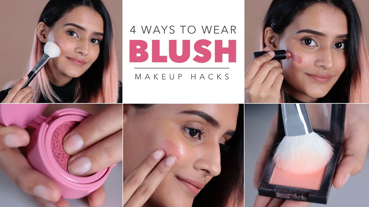 4 WAYS TO APPLY BLUSH FOR YOUR FACE SHAPE | Glamrs Makeup Tips & Tricks