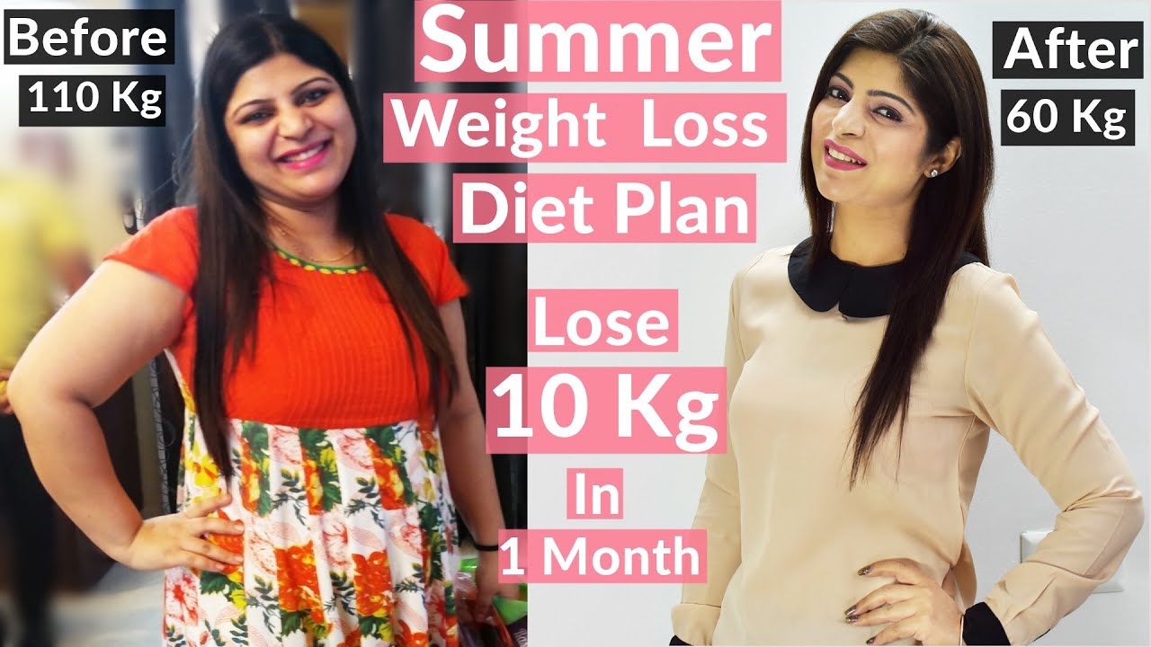 Summer Weight Loss Diet Plan | Lose Weight Fast In Hindi | Lose 10 Kgs In 1 Month | Dr.Shikha Singh