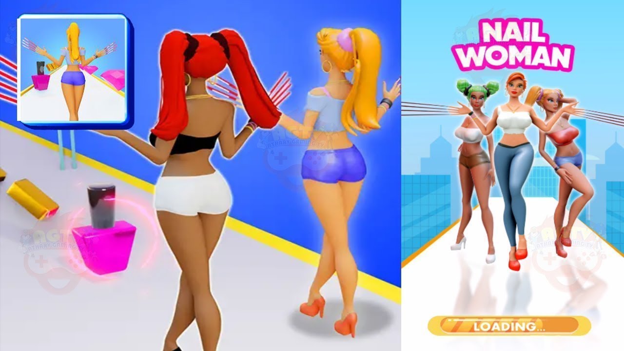 Nail Woman: Baddies Long Run, High Woman Nails All levels Mobile Gameplay Walkthrough Update lvl 41