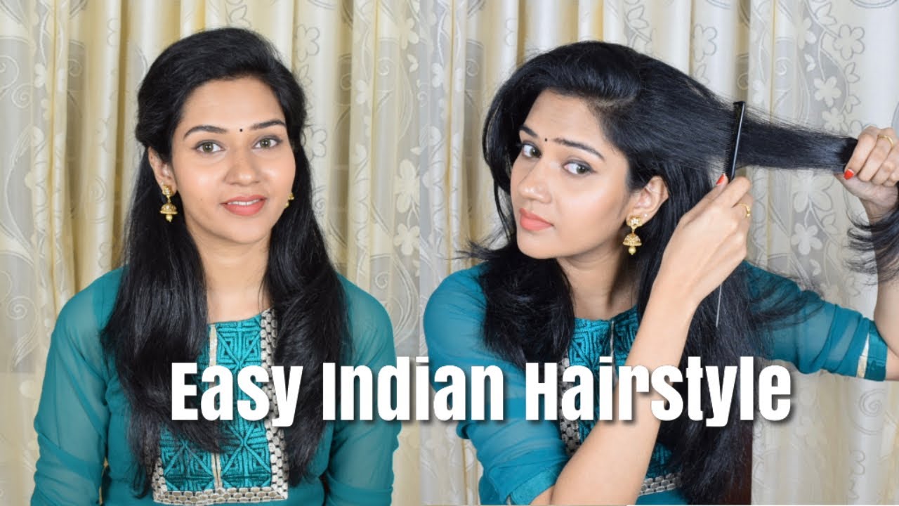 Simple Hairstyle | For Indian Outfits | Femirelle