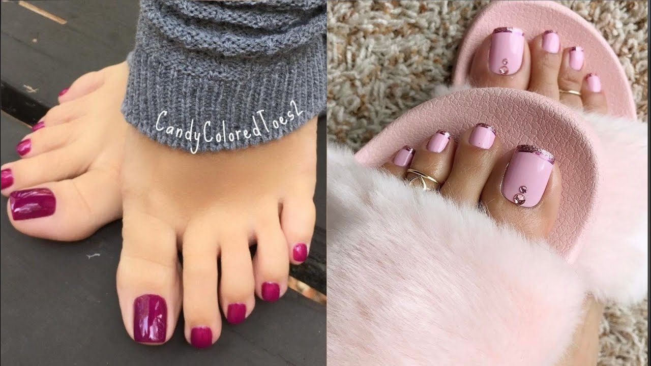 very pretty and gorgeous women’s feet toe nails and toes rings design for girls #2021