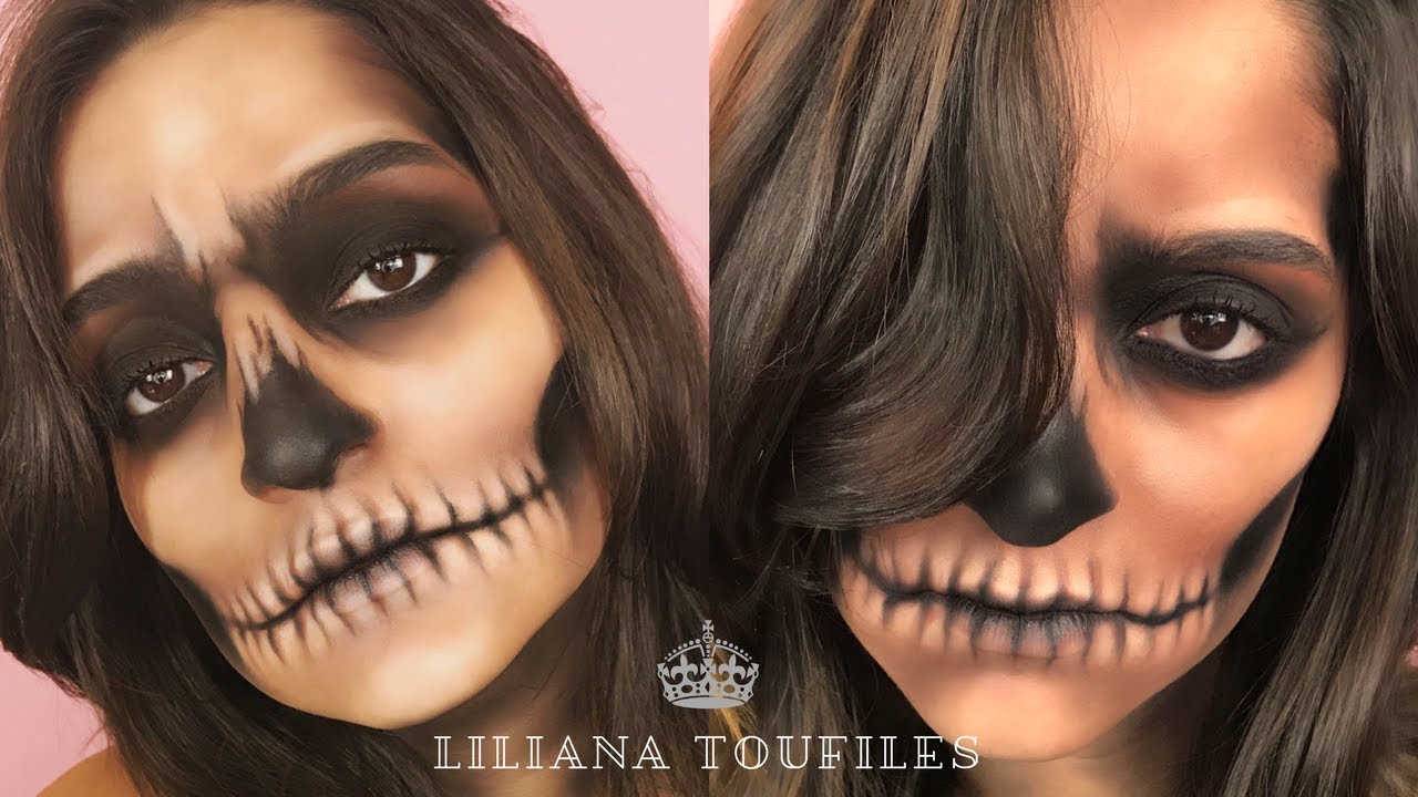 EASY SKULL MAKEUP TUTORIAL | Halloween Makeup