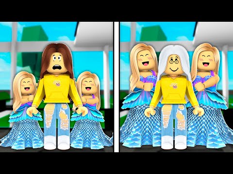 Raising Identical Twin Mermaids In Roblox Brookhaven…